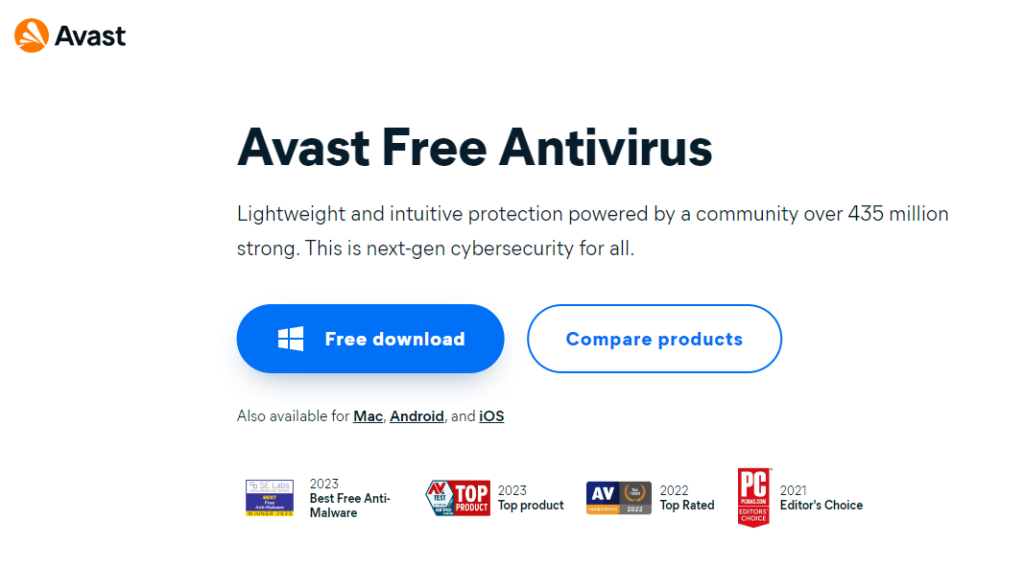 Avast vs Malwarebytes: Avast Free