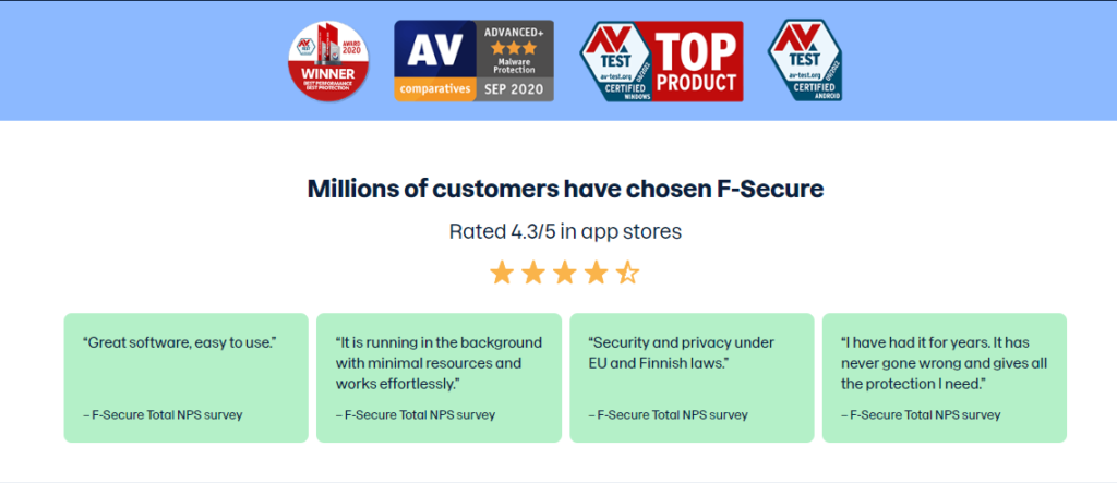 f-secure antivirus: Reviews