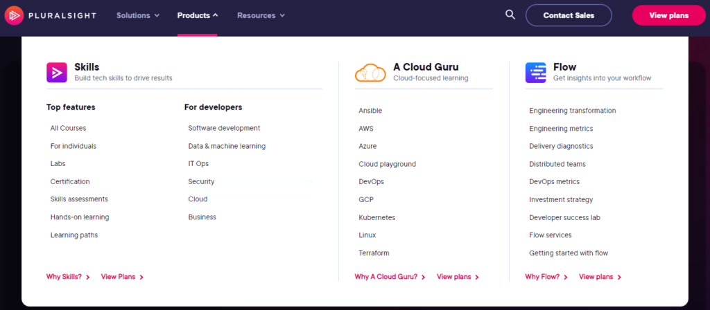 Udemy vs Pluralsight: courses